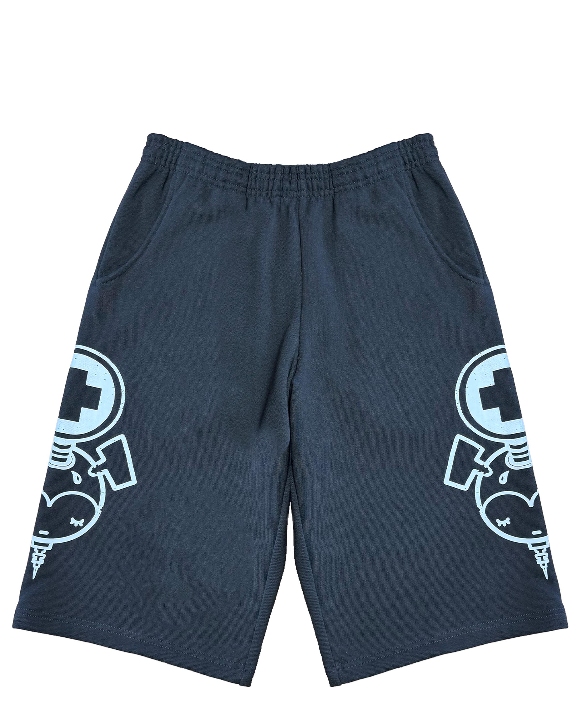 BATTLE NURSE BAGGY SWEAT SHORTS